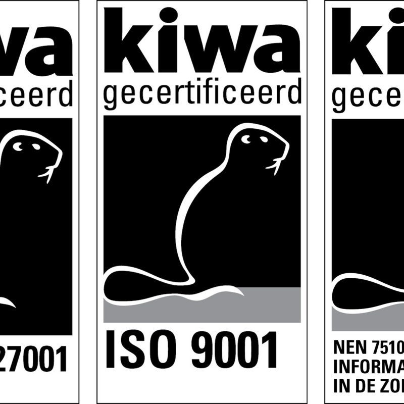 ISO 27001, ISO 9001 en NEN 7510 gecertificeerd